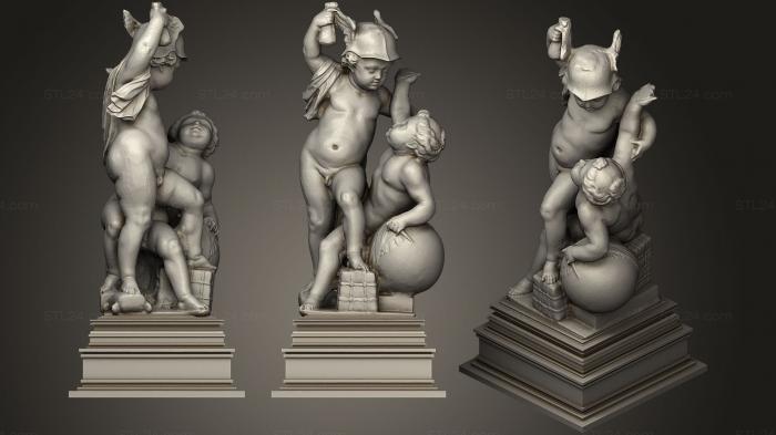 Statues antique and historical (Statue 127, STKA_1578) 3D models for cnc